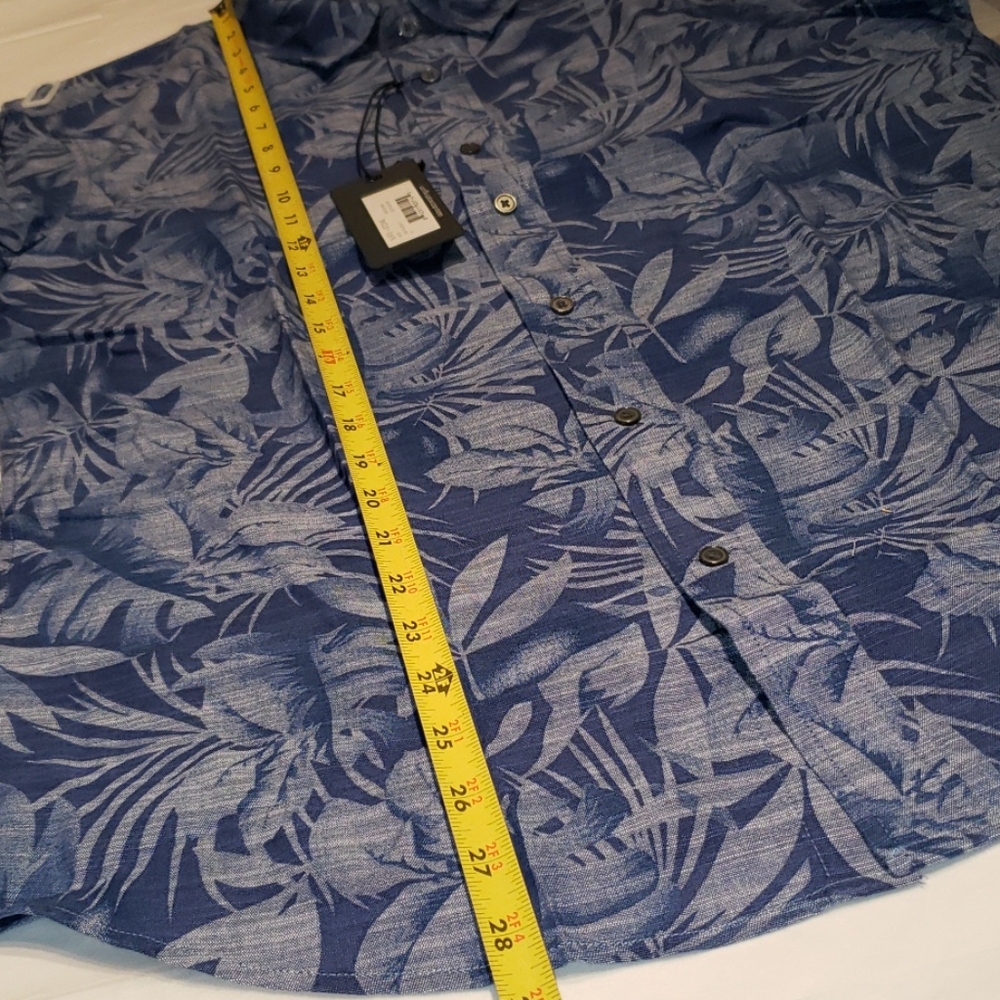 SLATE & STONE Mens NEW Short Sleeve Hawaiian Dress Shirt Top M Cotton $128 🎉HP - Picture 12 of 12